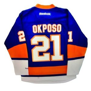 NWT 2015-16 Kyle Okposo NY Islanders NHL Reebok Premier Jersey